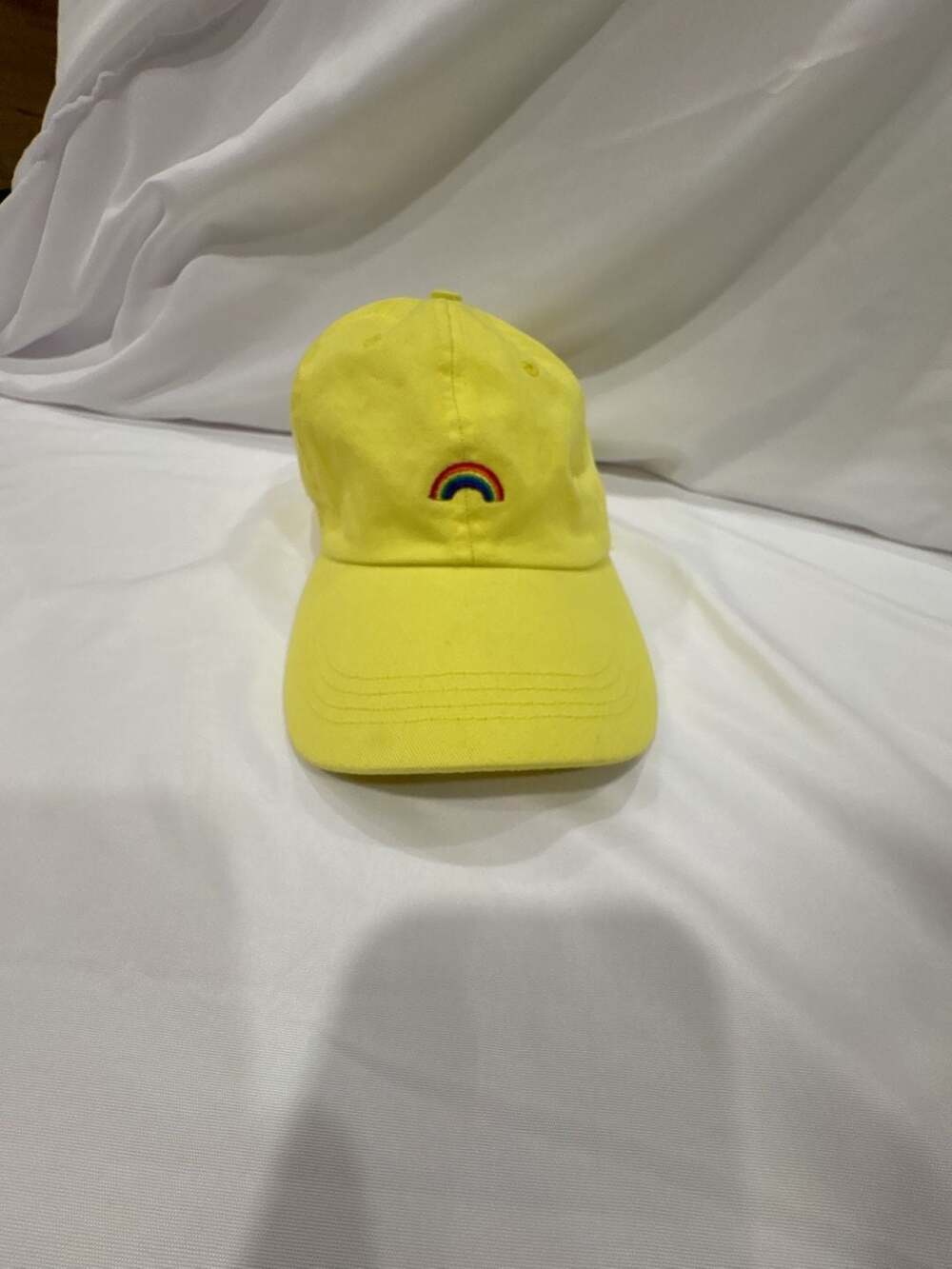 CityHunter USA Yellow Rainbow Embroidered Baseball Cap